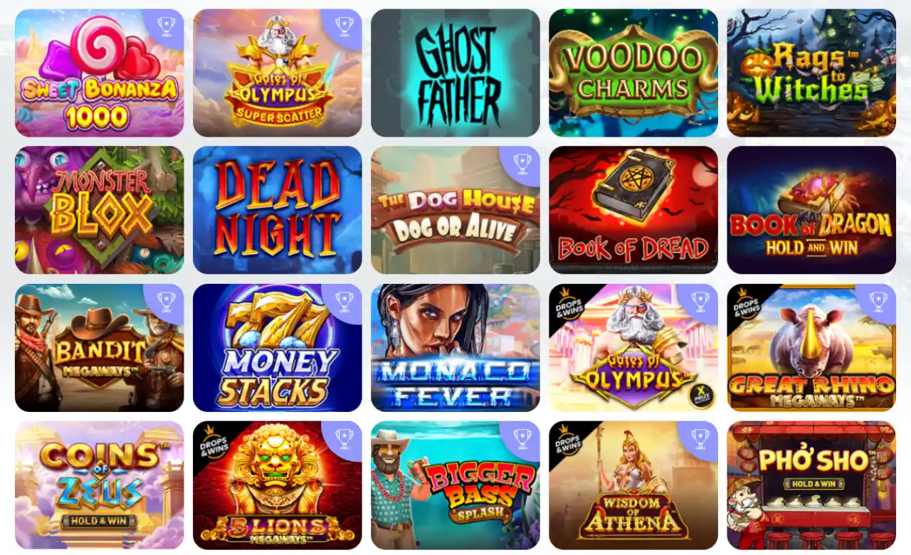 Azur Casino Παιχνίδια