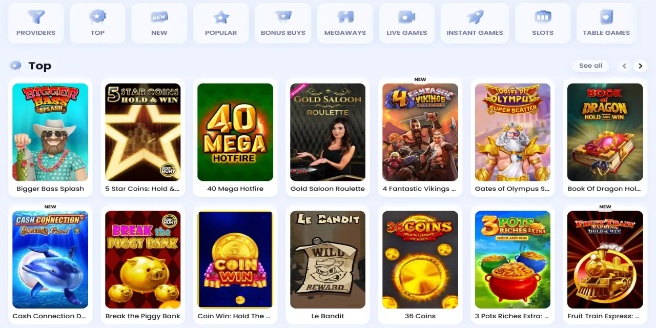 CasinoLab Casino Παιχνίδια