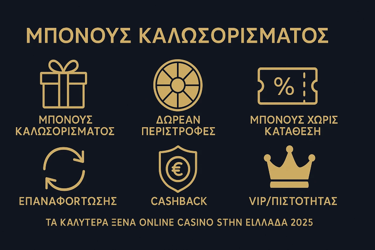 Τα Πιο Συχνά Μπόνους στα Ξένα Καζίνο