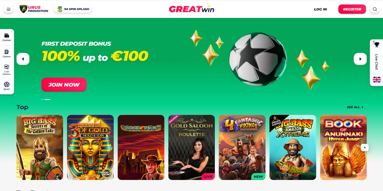 GreatWin Casino Ελλάδα